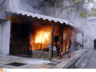 Φωτογραφία για Πανικός τα ξημερώματα στα Χανιά από μεγάλη φωτιά σε καφετέρια!