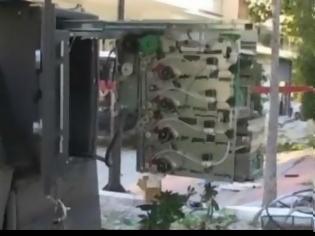 Φωτογραφία για Μεγάλη έκρηξη στο Ίλιον - Παραλίγο να τινάξουν ολόκληρη γειτονιά στον αέρα για να κλέψουν ΑΤΜ!!!