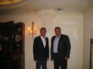 Φωτογραφία για Συνάντηση προέδρου Ανεξάρτητων Ελλήνων Πάνου Καμμένου με τον Γάλλο πολιτικό Νικολά Ντιπόν-Ενιάν