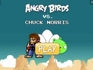 Φωτογραφία για VIDEO: Τσακ Νόρις VS Angry birds και μαντέψτε τι έγινε...