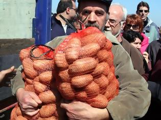 Φωτογραφία για Ανάρπαστες οι ελεύθερες πατάτες στη Λάρισα