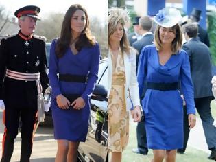 Φωτογραφία για H Kate Middleton κλέβει τα ρούχα της μαμάς της!