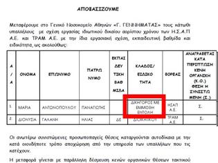 Φωτογραφία για Απόσπαση δικηγόρου απ' τον ΗΣΑΠ στο ΓΝΑ Γεννηματάς!