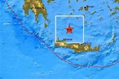 Σεισμός 4,6 ρίχτερ ανοιχτά της Κρήτης