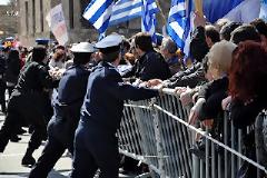 Η αστυνομία θα εμποδίσει βίαια όποιον επιχειρήσει να διαμαρτυρηθεί στις 25 Μαρτίου!