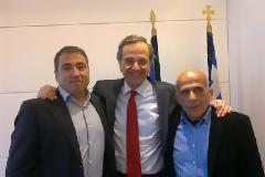 Ο ΓΑΛΑΚΤΟΠΟΥΛΟΣ ΣΤΗΝ ΣΥΓΓΡΟΥ ΑΓΚΑΛΙΑ ΜΕ ΤΟΝ...ΣΑΜΑΡΑ...!!!