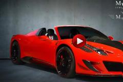 VIDEO: Mansory Monaco Ferrari 458 Spider
