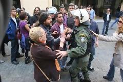 Ένταση καθηγητών με ΜΑΤ