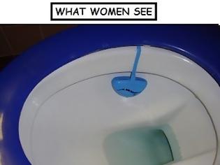 Φωτογραφία για Δείτε τι βλεπουν τα 2 φύλα όταν πάνε στη τουαλέτα