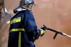 Στις φλόγες μάντρα αυτοκινήτων στην Χαλκίδα