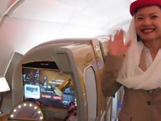 Φωτογραφία για Ταξιδεύοντας First Class με ένα Airbus A380 Super Jumbo [Video]