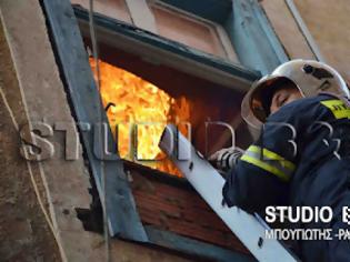 Φωτογραφία για Κάηκε διατηρητέο σπίτι στο ιστορικό κέντρο του Ναυπλίου