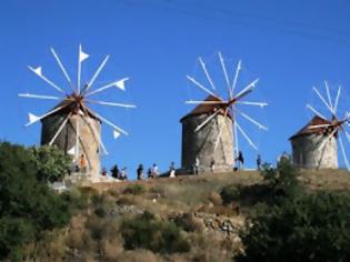 Φωτογραφία για Ρεύμα από τους ανεμόμυλους της Πάτμου