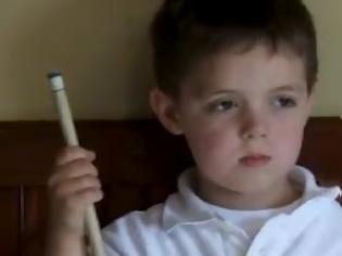 Φωτογραφία για 5χρονος άσος στο μπιλιάρδο! [Video]