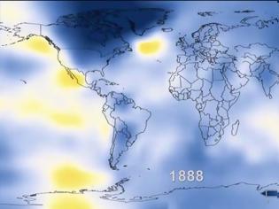 Φωτογραφία για ΕΚΠΛΗΚΤΙΚΟ VIDEO: Η αύξηση της θερμοκρασίας από το 1880 ώς σήμερα!