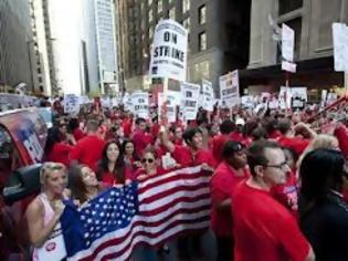 Φωτογραφία για Συνεχίζεται η απεργία των εκπαιδευτικών στο Σικάγο