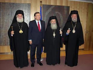 Φωτογραφία για Συνάντηση των προκαθήμενων των ορθόδοξων εκκλησιών Μ. Ανατολής με τον πρόεδρο της ευρωπαϊκής επιτροπής