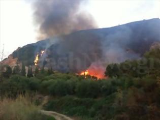 Φωτογραφία για Μεγάλη φωτιά στα Χανιά, απειλεί Καλάμι, Μεγάλα Χωράφια και Απτέρα