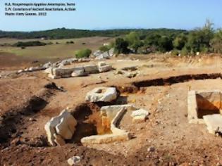 Φωτογραφία για Ανακάλυψη σε έργα Ιόνιας Οδού, Νεκροταφείου του Αρχαίου Ανακτορίου