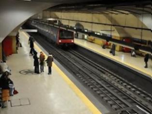 Φωτογραφία για «Παρέλυσε» το μετρό της Λισαβόνας