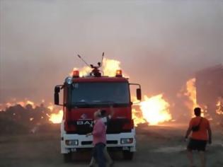 Φωτογραφία για Πυρκαγιά στη Μαλάξα Χανίων σε δύσβατο σημείο