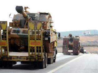 Φωτογραφία για Ποτάμι Α/Κ πυροβόλων και αρμάτων μάχης ρίχνει στα τουρκοσυριακά σύνορα η Άγκυρα