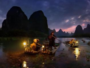 Φωτογραφία για Φωτογραφίζοντας τους Κινέζους ψαράδες