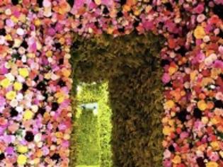 Φωτογραφία για Είναι κήπος; Μάλλον εσωτερικό κτιρίου από χιλιάδες λουλούδια