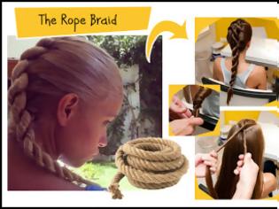 Φωτογραφία για Rope braid! Πώς να κάνεις μόνη σου το χτένισμα της Δούκισσας Νομικού!