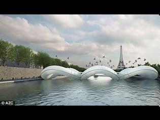 Φωτογραφία για Έφτιαξαν γέφυρα-τραμπολίνο στο Παρίσι και είναι σκέτη απόλαυση!