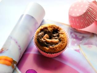 Φωτογραφία για Muffins με μπανάνα και Nutella