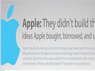 Φωτογραφία για Η επιτυχία της Apple βασίζεται στη κλοπή ξένων ιδεών; [Infographic]
