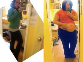 Φωτογραφία για Γυναίκες πριν και μετά το junk food (Photos)