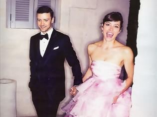 Φωτογραφία για ΔΕΙΤΕ το φωτογραφικό album από το γάμο του Justin Timberlake και της Jessica Biel