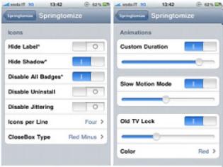 Φωτογραφία για Cydia: Springtomize για iOS 6 beta
