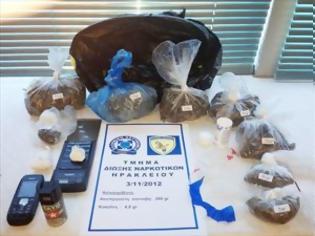 Φωτογραφία για Ηράκλειο: Συλλήψεις για μεγάλη ποσότητα χασίς και κοκαΐνης