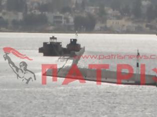 Φωτογραφία για Πάτρα: «Έκατσε» ο κυματοθραύστης στο δυτικό λιμάνι