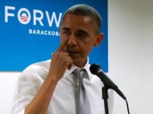 Φωτογραφία για Τα δάκρυα του Ομπάμα (Video)