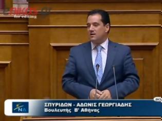 Φωτογραφία για Επίθεση στη Χρυσή Αυγή εξαπέλυσε ο Αδωνις Γεωργιάδης από το βήμα της Βουλής..Βίντεο.