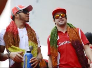 Φωτογραφία για Ο Hamilton οπαδος του Alonso...