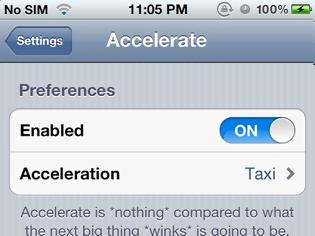 Φωτογραφία για Accelerate: Cydia tweak free για να πετάει η συσκευή σας