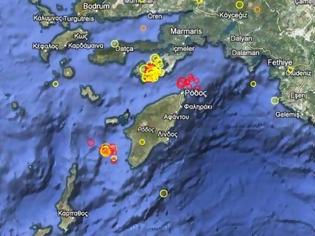 Φωτογραφία για Έντονη σεισμική δραστηριότητα στα Δωδεκάνησα