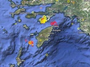 Φωτογραφία για Έντονη σεισμική δραστηριότητα στα Δωδεκάνησα