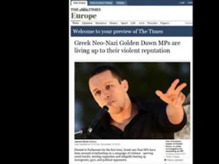 Φωτογραφία για Βρετανικοί Times: Αρχηγός της Χρυσής Αυγής ο Κασιδιάρης