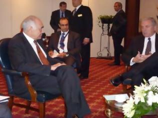 Φωτογραφία για Δηλώσεις ΥΠΕΞ Δ. Αβραμόπουλου και ΥΠΕΞ Αιγύπτου Mohamed K. Amr μετά τη συνάντησή τους