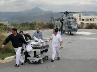 Φωτογραφία για Αεροδιακομιδή στο ΠΑΓΝΗ από την Κάρπαθο