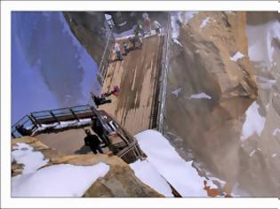 Φωτογραφία για Η τρομακτική γέφυρα Aiguille du Midi