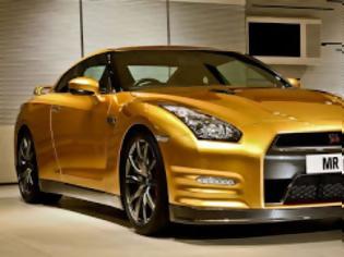 Φωτογραφία για Σε δημοπρασία για φιλανθρωπικούς σκοπούς το «χρυσό» Nissan GT-R του Μπολτ