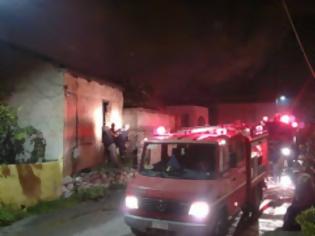Φωτογραφία για Κρήτη: Η φωτιά αποτελείωσε το παλιό σπίτι