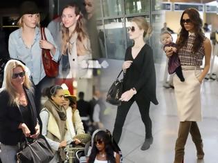 Φωτογραφία για To airport chic στυλ των celebrities